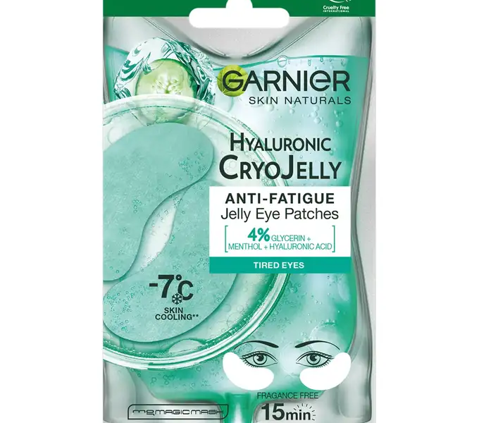 Garnier Skin Naturals Hyaluronic CryoJelly Płatki pod oczy nawilżające