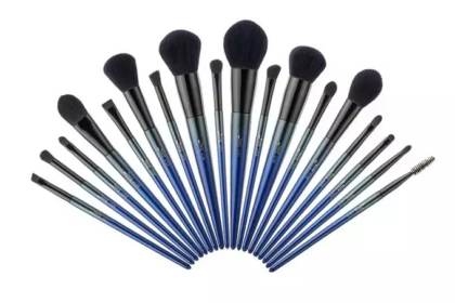 JESSUP T263 Zestaw 18 pędzli do makijażu twarzy i oczu Royal Blue Luxury Set